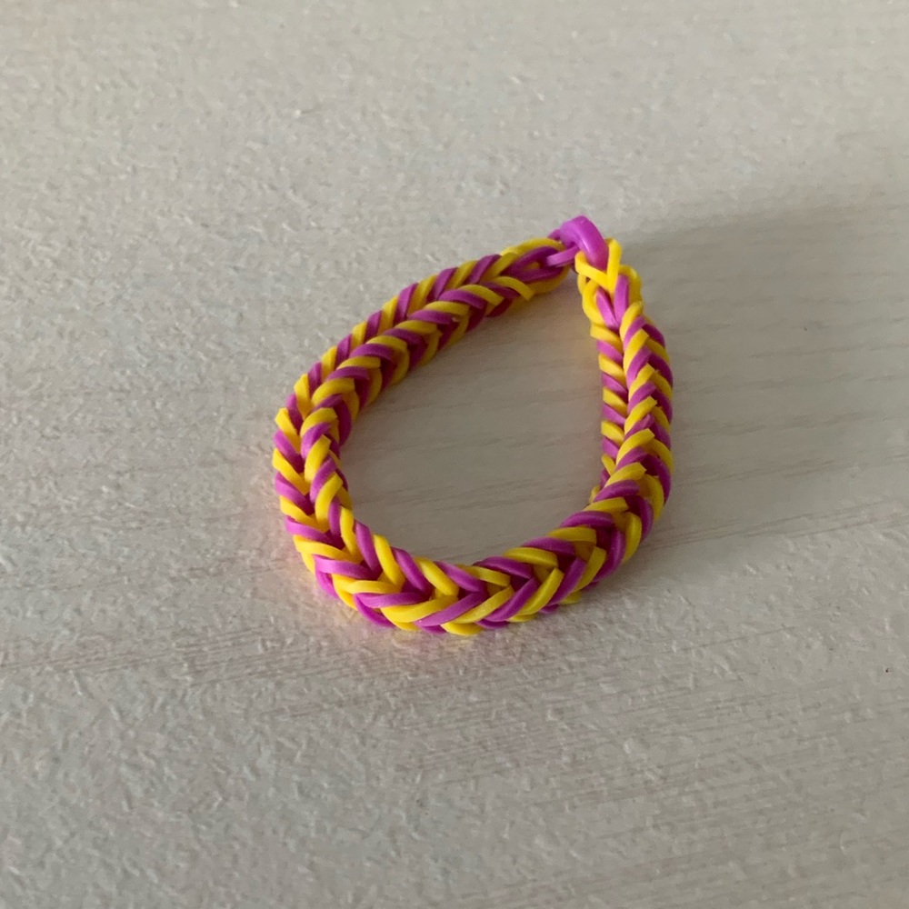 Yellow and Purple Summer Bracelet